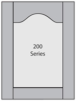 200 series cathedral top rail configuration